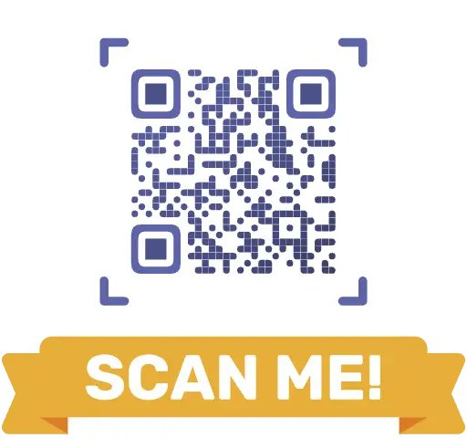 Scan Me Gold Banner Template